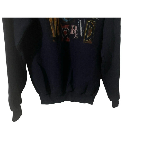 Disney Parks Navy Disneyworld Sweater shirt Graphic Castle Size Medium - Picture 12 of 16